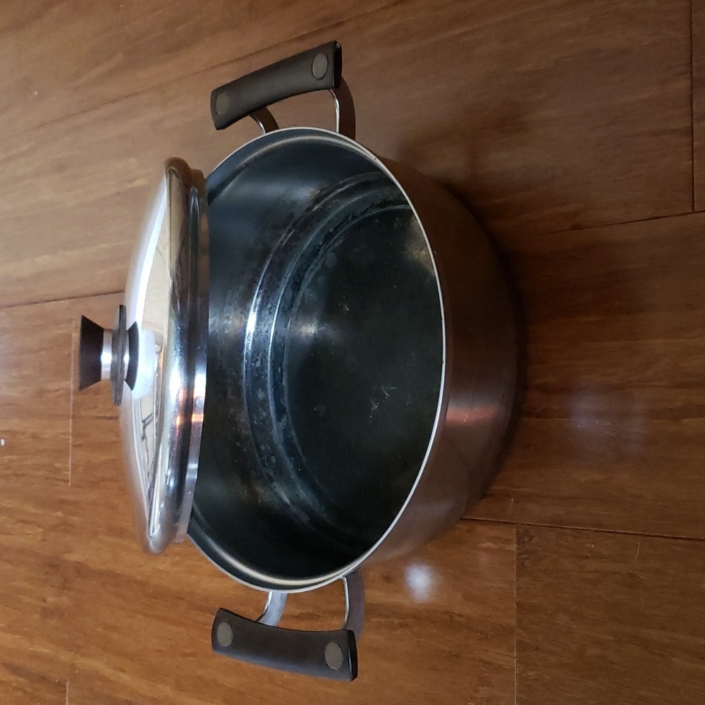 Vintage copper clad stainless steel pot by Presto Pride MCM 9"